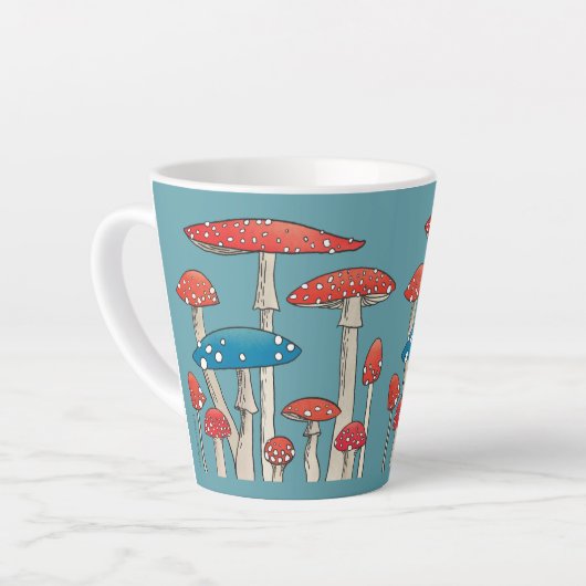 Tabourets Champignons Café Mug (Angle gauche)