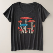 Tabourets Champignons T-shirt (Design devant)