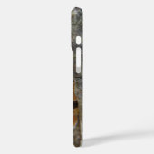 Tabourets sur un coque iphone de tronc d'arbre (Verso / Gauche)