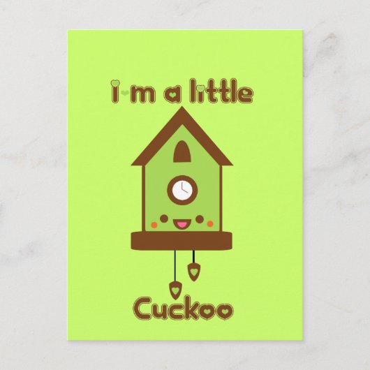 Tabu Japan Cuckoo Clock Briefkaart (Voorkant)