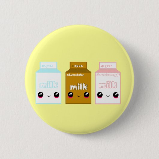 Tabu Japan Milk Line - Triple Ronde Button 5,7 Cm (Voorkant)