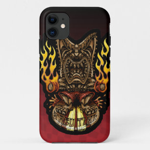 Tabu Tiki Surfing Tropical Fire God iPhone 11 Hoesje