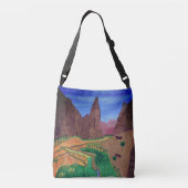 Tabuk, Saoedi-Arabië crossbody tas (Achterkant)