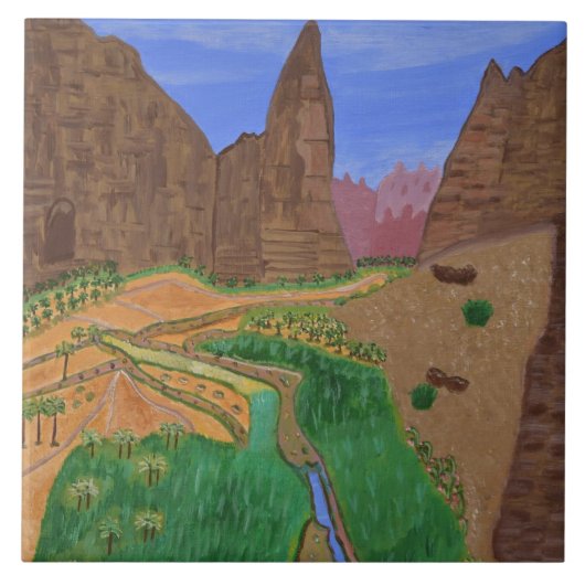 Tabuk, Saoedi-Arabië keramische tegel Tegeltje (Voorkant)