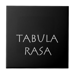 Tabula rasa tegeltje