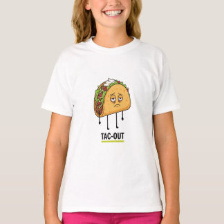 Tac-Out Stemming – Grappige Uitgeputte Taco Woords T-shirt