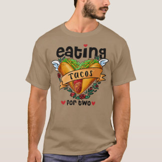 tac ' s eten voor twee zwangerschapsuitbreidingen t-shirt