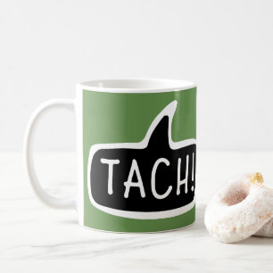 TACH. De Duitse groet, Hallo Speech Bubble Koffiemok