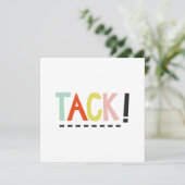 TACHE ! Cartes de voeux Flat (Debout devant)