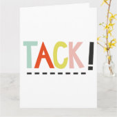 TACHE ! Cartes de voeux pliées (Fleur jaune)