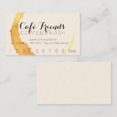 Tache de café Rassembler Punch / Carte de fidélité (Devant / Derrière)