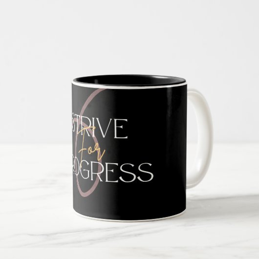 Tâche De Mug Pour Le Progrès (Devant droit)