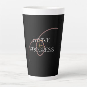 Tâche Latte Mug Pour Progresser