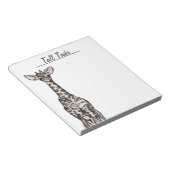 Tâches de grande taille - Bloc-notes de la liste d (Incliné)