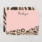 Taches de léopard et Merci de rayures de tigre (Devant / Derrière)