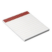 Taches dorées sur un bloc-notes marron et blanc (Incliné)