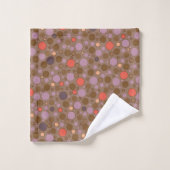 Taches marron orange multicolores (Gant de toilette)
