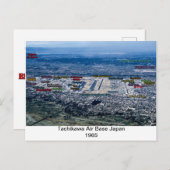 tachikawa air base japan 1945-1977 carte postale (Devant / Derrière)