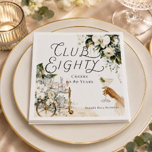 Tachtig Club Grote Hotel 80e Verjaardag Servetten