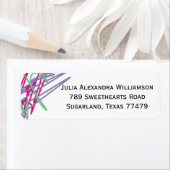 tachtig kleuren als medaille etiket (Insitu)