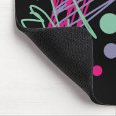 tachtig kleuren als medaille muismat (Hoek)