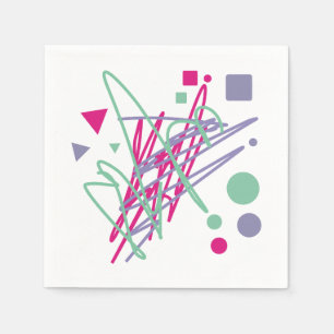 tachtig kleuren als medaille servetten