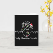 Tachy Kerst Trui Anatomie Hart Hartverpleegkundige Kaart (Gele Bloem)