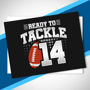 Tackle 14th Birthday 14 Years Couples Jubileum Briefkaart