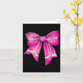 Tackle Borstkanker Bewustzijn Roze Voetbal Lint Kaart (Gele Bloem)