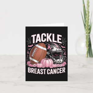 Tackle Borstkanker Voetbal Borstkanker Bewustzijn Kaart