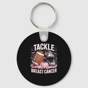 Tackle Breast Cancer Football Breast Cancer Sleutelhanger