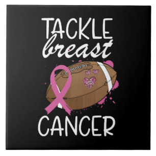 Tackle Cancer Borstkanker Awareness Lint Tegeltje