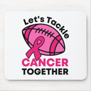 Tackle Cancer Together Football Borstkanker RIBB Muismat