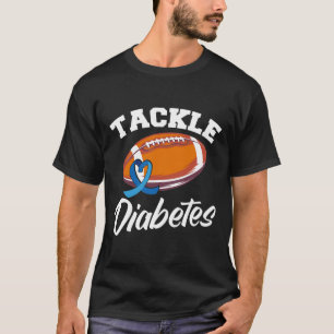 Tackle Diabetes T1d Warrior Diabetes Bewustzijn T-shirt