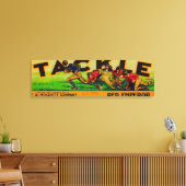 Tackle Grape Label Canvas Afdruk (Insitu (Woonkamer))