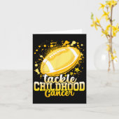 Tackle Kinderkanker Voetbal Kinderkanker  Kaart (Gele Bloem)