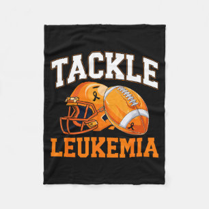 Tackle Leukemia Maand van de Leukemiebestrijding L Fleece Deken