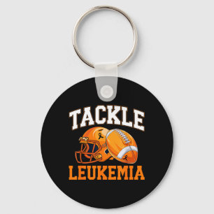 Tackle Leukemie Bewustzijnsmaand Leukemie Krijger Sleutelhanger