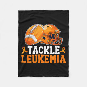 Tackle Leukemie Maand van de Leukemie Strijder Fleece Deken