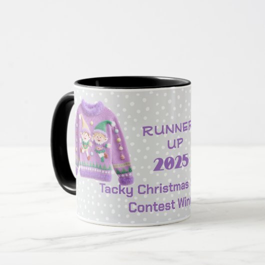 Tacky Christmas Sweater RUNNER UP Contest Winner Mok (Voorkant links)