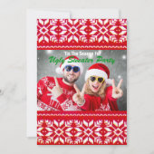 Tacky Christmas Ugly Sweater Party Kaart (Voorkant)