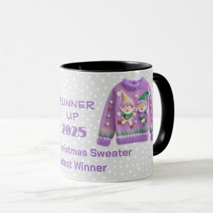 Tacky Kersttrui NUMMER TWEE Contestwinnaar Mok