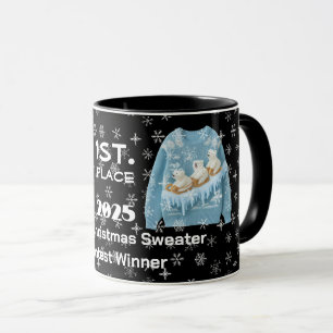 Tacky Kersttrui Wedstrijd Winnaar Mok