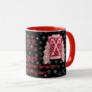 Tacky Kersttrui Wedstrijd Winnaar Mok