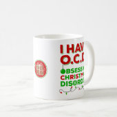 Tacky Obsessive Noël Troubles Mugs (Devant droit)
