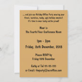 Tacky Sweater Kantoor kerstparty Kaart (Achterkant)