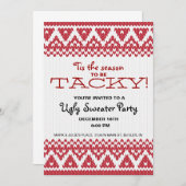 Tacky Sweater Party Kaart (Voorkant / Achterkant)