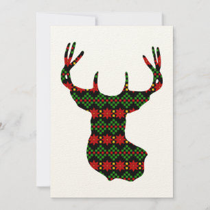 Tacky Sweater Style Buck Deer Cup Kaart