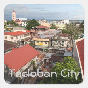 Tacloban Stad Vierkante Sticker
