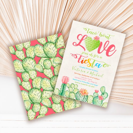 Taco À propos Amour Couples Douche Invitations